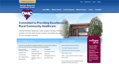 Desktop Screenshot of danielsmemorialhealthcare.org