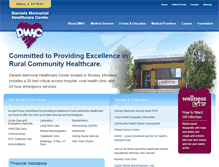 Tablet Screenshot of danielsmemorialhealthcare.org